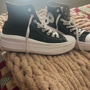 Converse Black and White High-Tops